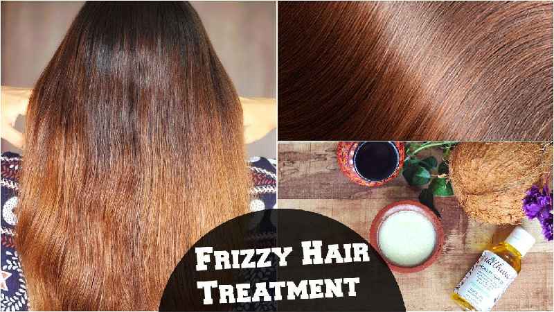 What helps frizzy damaged hair