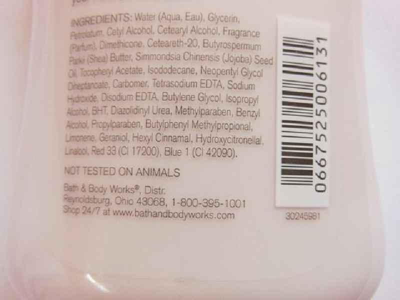 What ingredients are bad in body wash