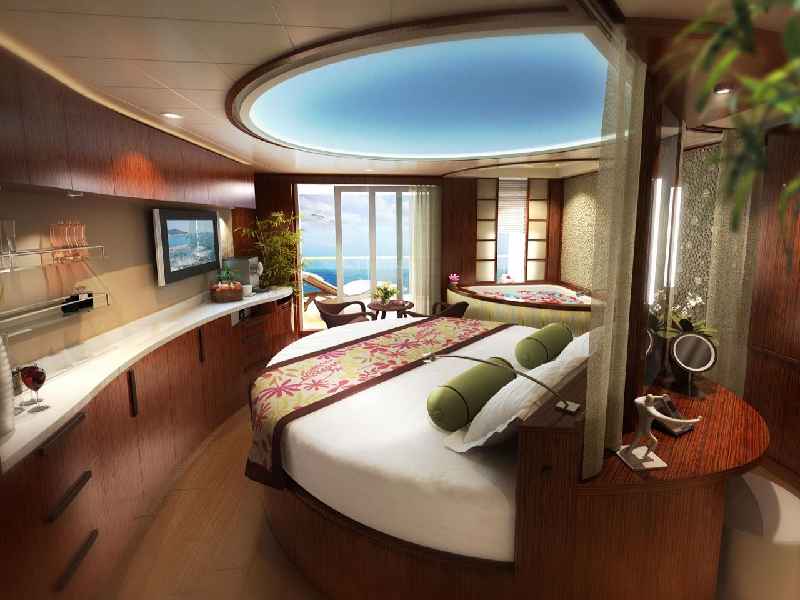 What is a spa room on a cruise ship