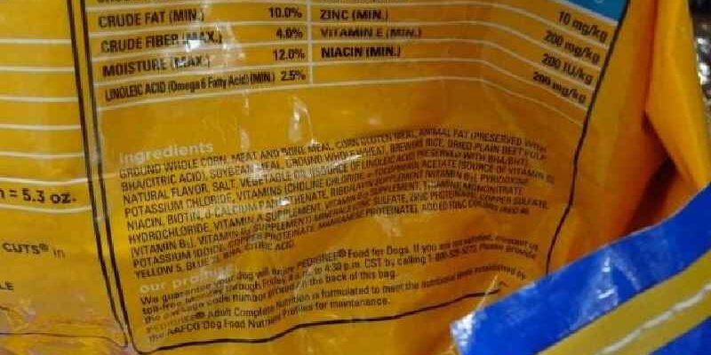 What is required on a nutrition label