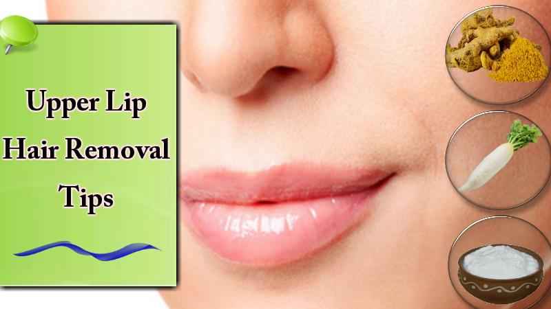 What is the best way to remove upper lip hair