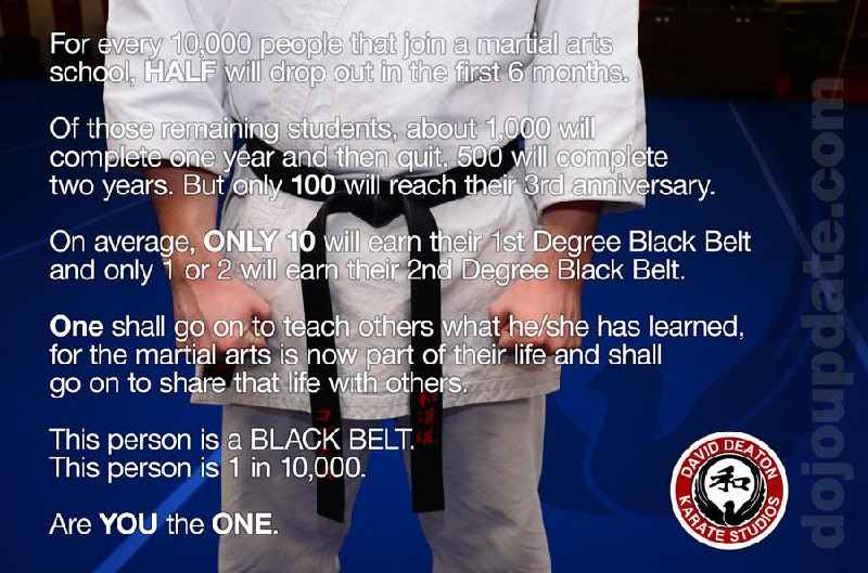 What is the hardest martial art to get a black belt in