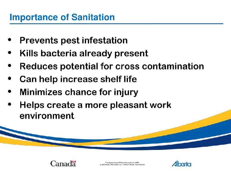 What is the importance of sanitation and sterilization of tools