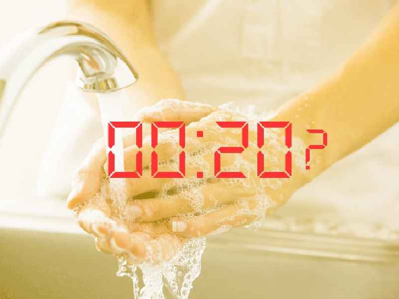 What is the minimum time you should wash your hands