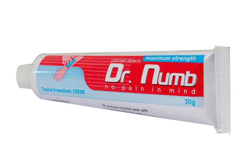 What is the numbing gel dentists use