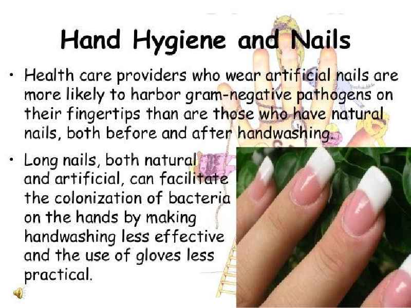 What is the proper procedure for providing hand and nail care