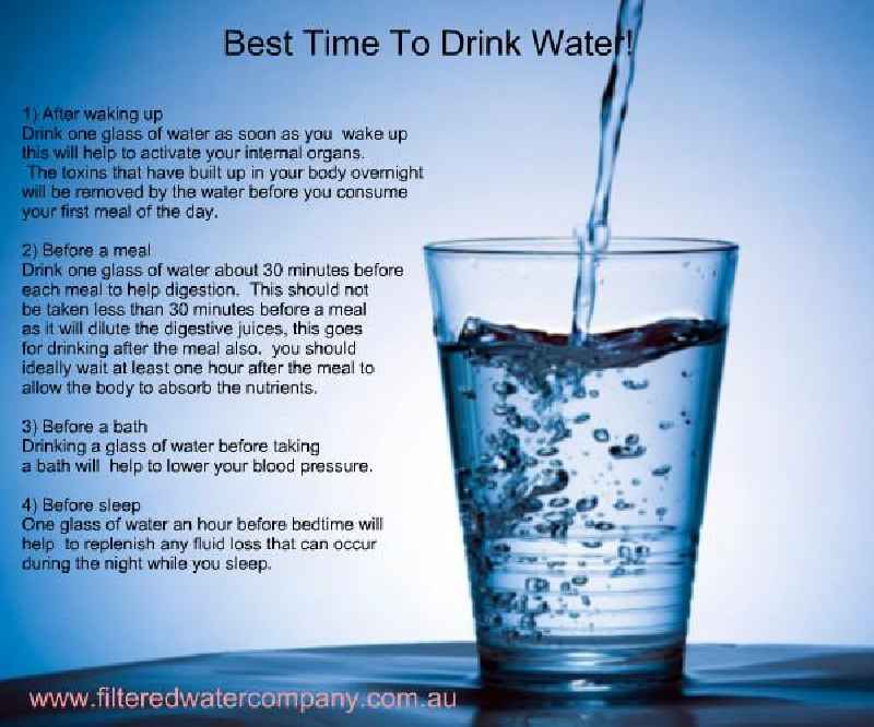 What is the proper way to drink water