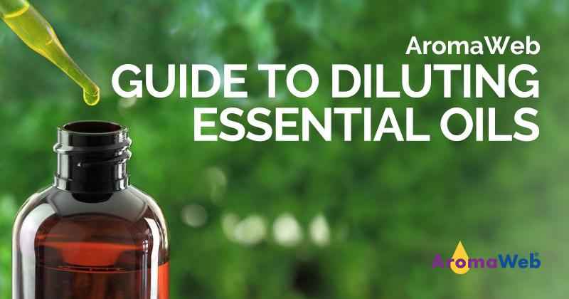 What is the ratio for diluting essential oils