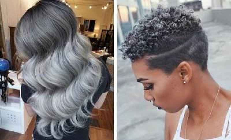 What makeup should I wear with grey hair
