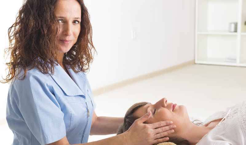 What percentage of people use massage therapy