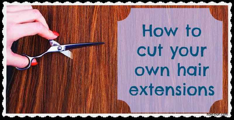 What should you not put in hair extensions