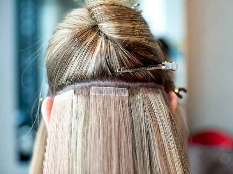 What should you not put in hair extensions