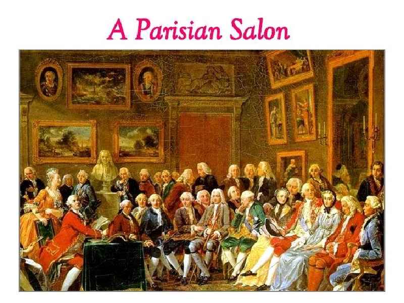 What were salons during the Age of Enlightenment