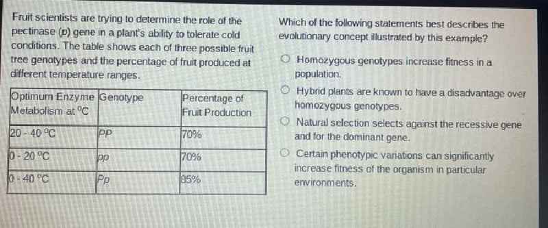 Which answer best describes fitness in evolutionary terms