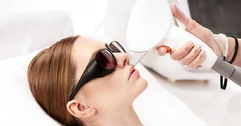 Which hair removal method uses a laser beam on skin to impair growth