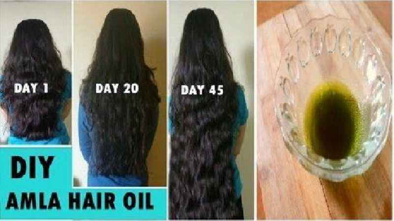 Which oil makes hair grow faster and thicker