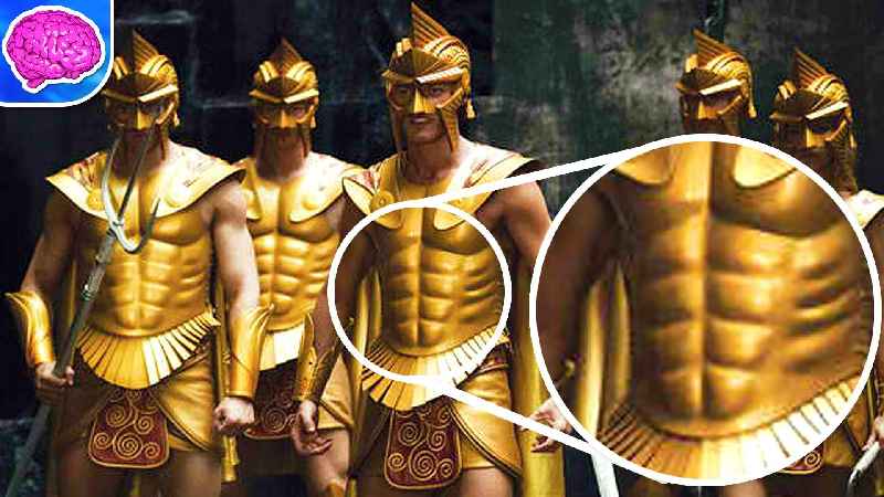 Why did Greek armor have abs