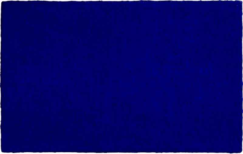 Why did Yves Klein use blue
