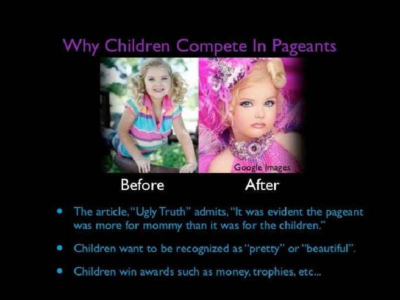 Why do children beauty pageants exist